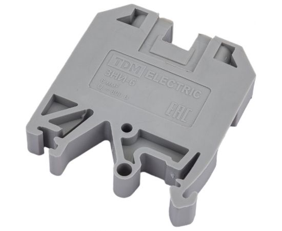 Наборный зажим TDM ЗНИ-6 кв. мм (JXB50А), серый SQ0803-0003 – изображение 2