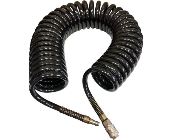 Шланг спиральный синий с быстросъемными соединениями (10 м, 10х14 мм) Pegas pneumatic 4930 – изображение 2