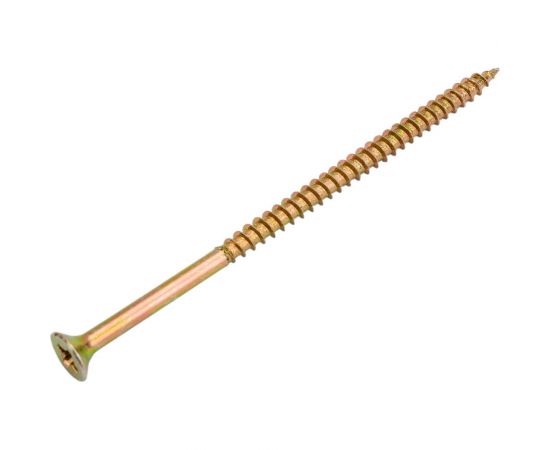 Шуруп крепежная техника жёлтый цинк 6,0x120, 80 шт. 431428 БК – изображение 2