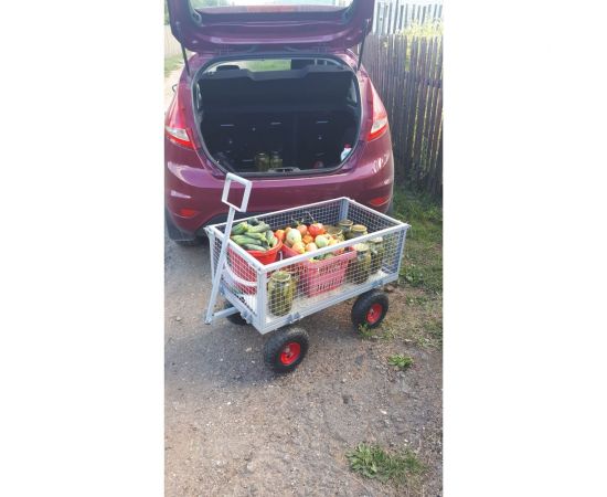 Четырехколесная тележка с откидными бортами SADOVODCART SAD44106 – изображение 2