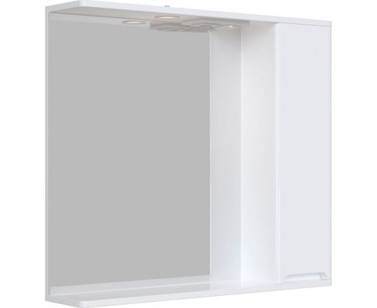 Зеркальный шкаф Sanstar Адель 80 П, 1 дверь, белый 176.1-2.4.1. – изображение 3