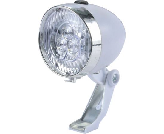 Фонарь STELS JY-592 передний 3 светодиода серебристо-белый 560095 – изображение 3