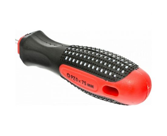 Отвертка PZ0x75мм, CrV, 3-х компонентная рукоятка ""anti slip"" MATRIX Fusion 11400 – изображение 3