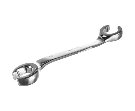 Накидной разрезной двусторонний ключ HORTZ 19х22 хромированный HOR 119693 – изображение 3