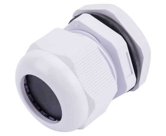 Сальник ГОФРОМАТИК pg 25 пластик (15-21мм) ip68 серый zeta30913 – изображение 4