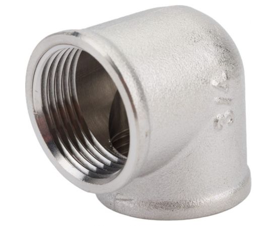 Угольник STI латунный Ду20 (3/4") Ру16 ВР/ВР никелированный D270-05007 – изображение 4