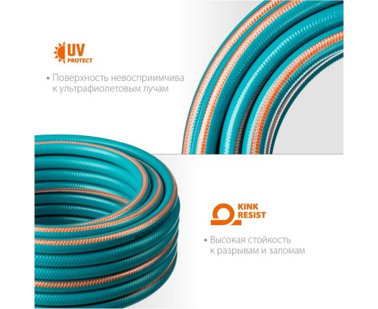 Поливочный шланг Grinda Proline expert 5 1/2"", 15 м, 35 атм 429007-1/2-15 – изображение 4