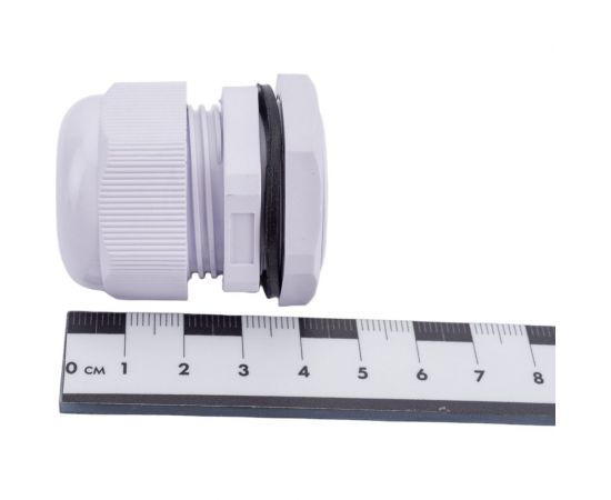 Сальник ГОФРОМАТИК pg 25 пластик (15-21мм) ip68 серый zeta30913 – изображение 5