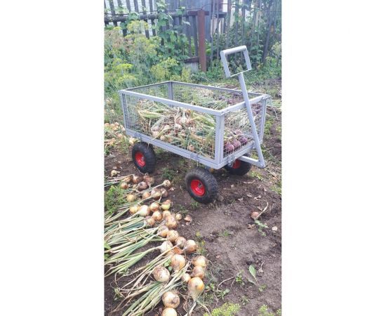 Четырехколесная тележка с откидными бортами SADOVODCART SAD44106 – изображение 5