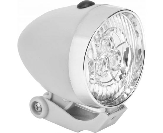 Фонарь STELS JY-592 передний 3 светодиода серебристо-белый 560095 – изображение 5