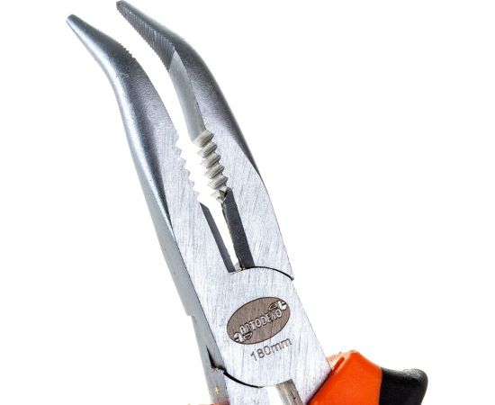 Удлиненные выгнутые пассатижи 180 мм АвтоDело 30419 13588 – изображение 5