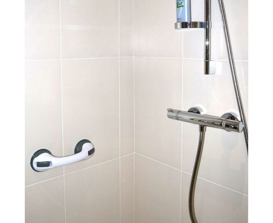 Ручка для ванной комнаты МУЛЬТИДОМ L 29,5 см, D присосок 9,5 см VL34-49 – изображение 7