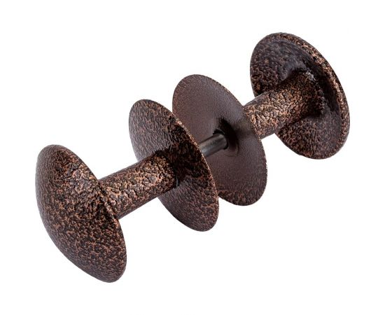 Дверная ручка Литейщик-Плюс РДК-110 античная медь 6504 