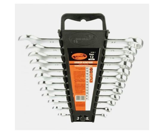 Набор комбинированных ключей Автоdело 12шт. еврохолдер 31122 12880 