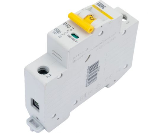 Автоматический выключатель IEK ВА47-60M 1Р 40А 6кА B MVA31-1-040-B 