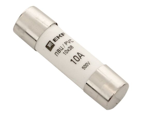 Цилиндрическая плавкая вставка EKF ПВЦ, 10А PROxima 20 шт pvc-10x38-10 