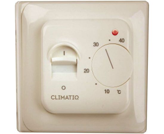 Терморегулятор для теплого пола IQWATT CLIMATIQ BT с ручным управлением, слоновая кость 20617 