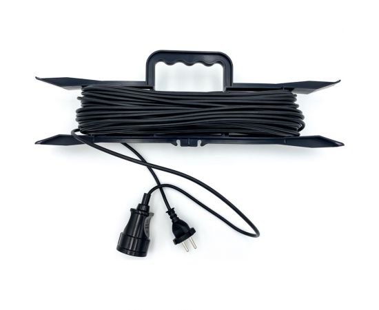 Удлинитель на рамке SVET 20м/1розетка (ПВС 2x0,75) 6А/1300Вт без заземления УХ6-1-20-Р SV0423-0003 