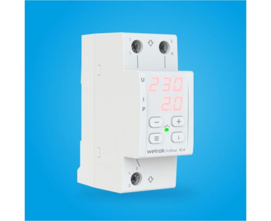 Реле напряжения Welrok c контролем тока vi-40 red 4660251140243 