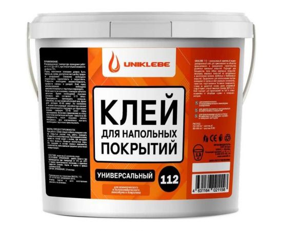 Клей для напольных покрытий UNIKLEBE 112 универсальный, 1.3 кг 1120013 
