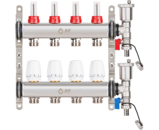 Коллекторная группа AV Engineering AVE136, 4 выхода AVE13600104 
