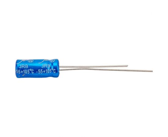 Электролитический конденсатор JB Capacitors 10мкФ, 25В, -55/105C, 5x11мм, JRB1E100M02000500110000BST-09 