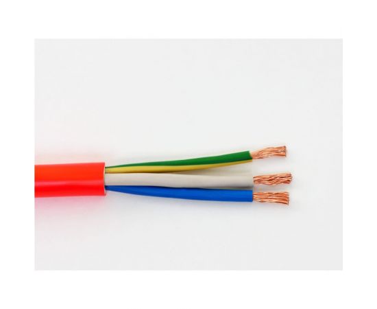 Провод ПВС EXPERt class 3x1,5 (сигнально красный), 380В 50м 44427 