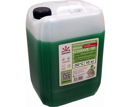 Теплохладоноситель ECOSAVE-30 10 кг Gekon GK 569214 
