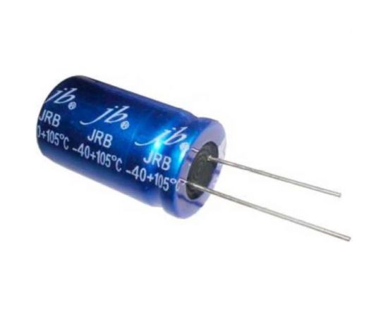 Электролитический конденсатор JB Capacitors 1500мкФ, 10В, 105C, 10x16мм JRB1A152M05001000160000B-37 – изображение 2