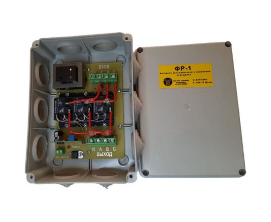 Фотореле Техносфера ФР-1, 220/380В, 36А, 3 Фазы 1603001060456 – изображение 2