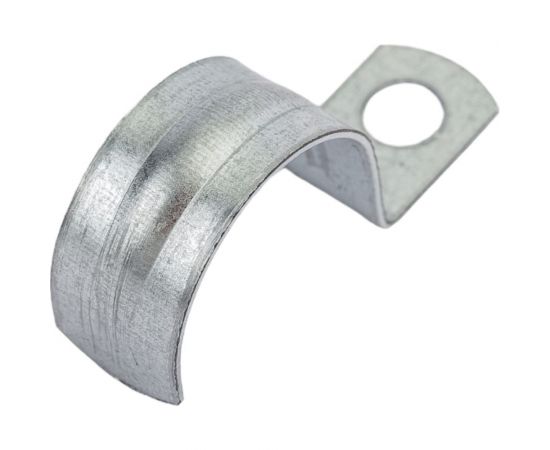 Металлическая однолапковая скоба ТРИЗАМ 21-22 мм, 25 шт. TRZ0328 – изображение 2