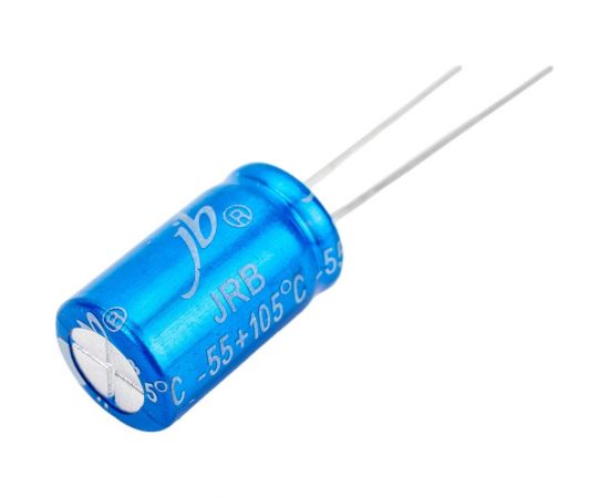 Электролитический конденсатор JB Capacitors 220мкФ, 63В, -55/105C, 10x16мм, JRB1J221M05001000160000BST-60 – изображение 2