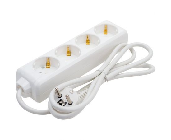 Удлинитель IEK У04, 4 места, 2Р+PЕ, 1,5метра, 3х1мм2, 16А/250В WYP10-16-04-01-Z-17 – изображение 2