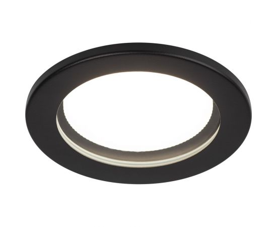 Влагозащищенный встраиваемый светильник ЭРА KL95 SBK GX53, IP44, черный Б0055812 – изображение 2