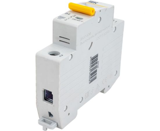 Автоматический выключатель IEK ВА47-60M 1Р 4А 6кА B MVA31-1-004-B – изображение 2