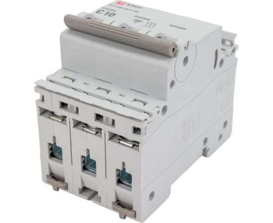 Автоматический выключатель EKF 3P 10А (C) 6кА ВА 47-63N PROxima M636310C – изображение 2