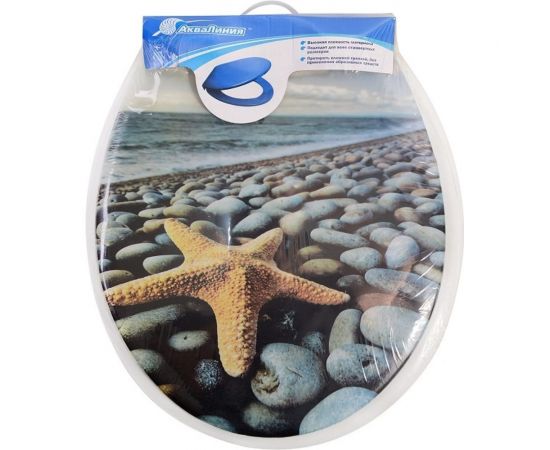 Сиденье для унитаза Аквалиния Морская звезда SK-06017 – изображение 2