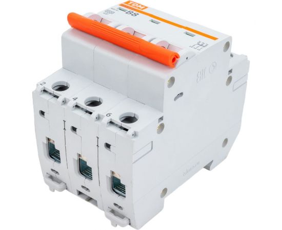 Автоматический выключатель ВА47-29 (3Р; 8 А; 4.5 кА; В) TDM SQ0206-0039 – изображение 3