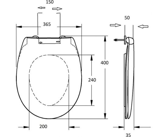 Сиденье для унитаза Аквалиния Морская звезда SK-06017 – изображение 3