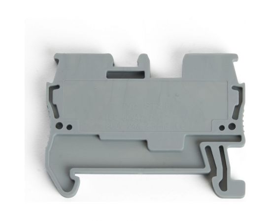 Самозажимной 2-проводной проходной зажим STEKKER ЗНИ - 2,5, JXB ST 2,5, серый LD552-1-25, 100шт, 39951 – изображение 3