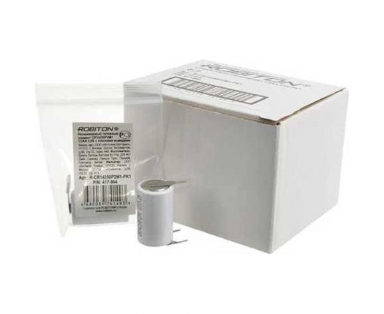 Элемент питания ROBITON PROFI CR14250P2M1 1/2AA с плоскими выводами под пайку 16442 – изображение 3