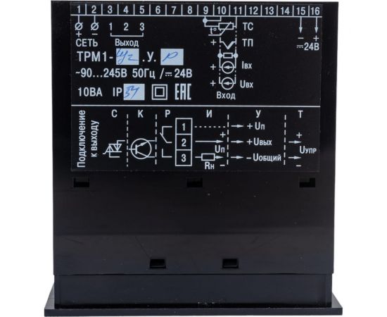 Микропроцессорный измеритель-регулятор ОВЕН ТРМ1-Щ2.У.Р [М02] арт.000000 92239 – изображение 3