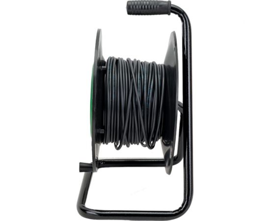 Электрический удлинитель на катушке SVET 20м/4розетки без заземления (ПВС), 6А УХ-6-4-20-К ПВС 2x0,75 EV0451-5121 – изображение 3