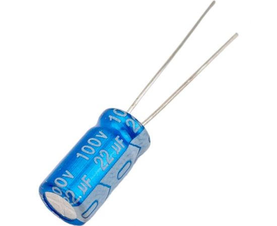 Электролитический конденсатор JB Capacitors 22мкФ, 100В, -55/105C, 6.3x11мм, JRB2A220M02500630110000BST-66 – изображение 3