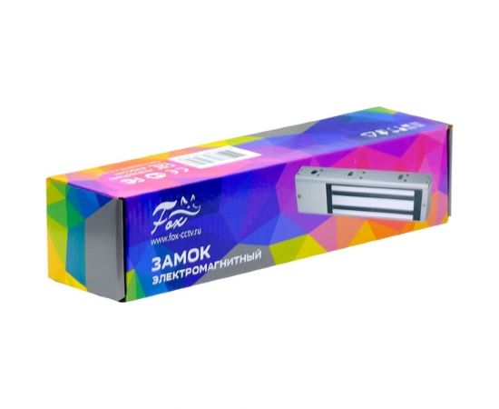 Электромагнитный замок FOX усиление на отрыв 280кг. индикатор состояния двери, контроль состояния двери, выход но и нз, напряжение 460ma 12vdc, 230ma 24vdc, 250x50x28 FX-M280 – изображение 3
