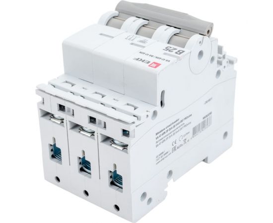Автоматический выключатель EKF 3P 25А (B) 6кА ВА 47-63N PROxima M636325B – изображение 3