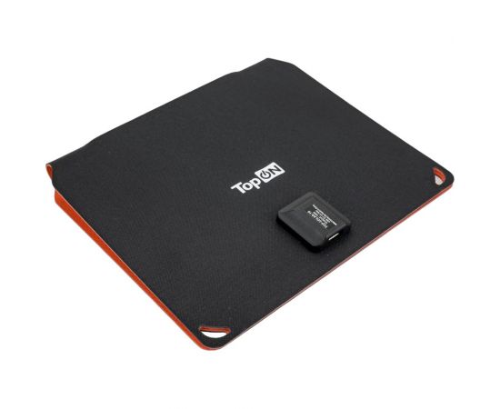 Солнечная влагозащищенная батарея TopOn 10w usb 5v 2a, ip67, складная на 2 секции TOP-SOLAR-10 – изображение 4