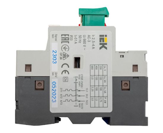 Автоматический выключатель IEK ВА47-29М 1п, 25А, ""С"", 4.5кА MVA21-1-025-C – изображение 4