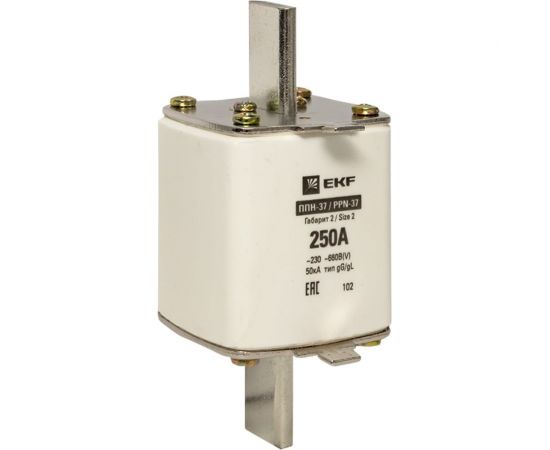 Плавкая вставка EKF ППН-37 400/250А габарит 2 fus-37/400/250 – изображение 4