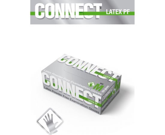 Латексные перчатки CONNECT 100 шт., размер L CТ0000004670 – изображение 7